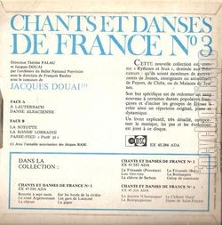 [Pochette de Chants et Danses de France N3 (DOCUMENT) - verso]