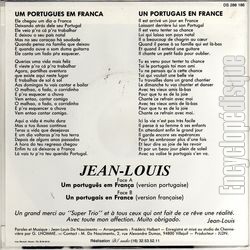 [Pochette de Um portugues em franca (JEAN-LOUIS (2)) - verso]