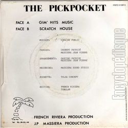 [Pochette de The PICKPOCKET  Gim’ hits music  (Les ANGLOPHILES) - verso]