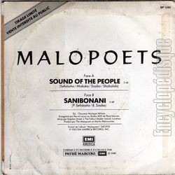 [Pochette de Sound of the people (MALOPOETS) - verso]