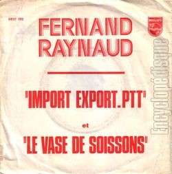 [Pochette de Import-export PTT (Fernand RAYNAUD)]