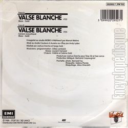 [Pochette de Valse blanche (2me PRIX DE BEAUT) - verso]