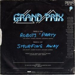 [Pochette de Robots’ party (GRAND PRIX) - verso]