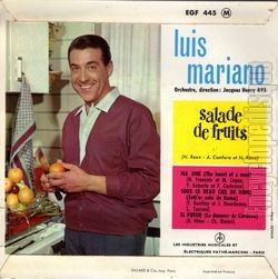 [Pochette de Salade de fruits (Luis MARIANO) - verso]
