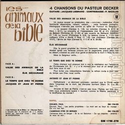 [Pochette de Les animaux de la Bible (Pasteur Jean-Louis DECKER) - verso]