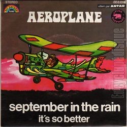 [Pochette de September in the rain (AEROPLANE)]