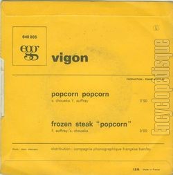 [Pochette de Popcorn popcorn (VIGON) - verso]