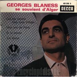 [Pochette de Georges Blaness se souvient d’Alger (Georges BLANS (BLANESS))]