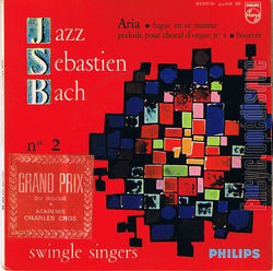 [Pochette de Jazz Sbastien Bach No 2 (The SWINGLE SINGERS)]