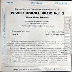 [Pochette de Pewer koroll Breizh (quatre danses bretonnes) vol.2 (COMPILATION) - verso]