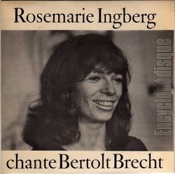 [Pochette de Rosemarie Ingberg chante Bertolt Brecht (Rosemarie INGBERG) - verso]