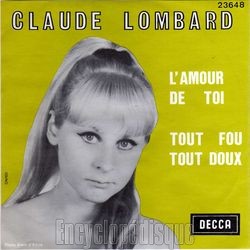 [Pochette de L’amour de toi (Claude LOMBARD) - verso]