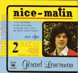 [Pochette de Nice-Matin: Claude Franois & Grard Lenorman (PUBLICIT) - verso]