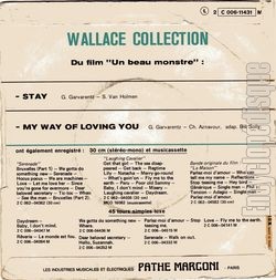 [Pochette de My way of loving you / Stay (WALLACE COLLECTION) - verso]