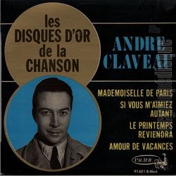 [Pochette de Mademoiselle de Paris "Les disques d’or de la chanson" (Andr CLAVEAU)]