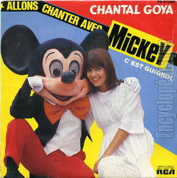 [Pochette de Allons chanter avec Mickey (Chantal GOYA)]