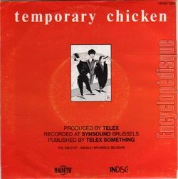[Pochette de Temporary chicken (TELEX) - verso]