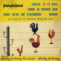 [Pochette de Les coqs d’or de la chanson franaise 1960 (COMPILATION)]