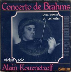 [Pochette de Concerto de Brahms (Alain KOUZNETZOFF)]