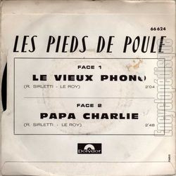 [Pochette de Le vieux phono (Les PIEDS DE POULE) - verso]