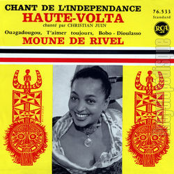 [Pochette de Chant de l’indpendance de la Haute-Volta…Ouagadougou (Moune de RIVEL)]