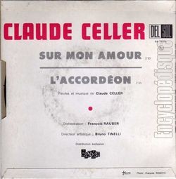 [Pochette de Sur mon amour (Claude CELLER) - verso]