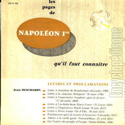 [Pochette de Napolon Ier : Lettres et proclamations (LES PAGES QU’IL FAUT CONNAITRE)]