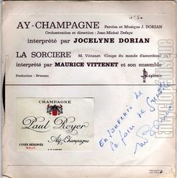 [Pochette de A-Champagne (Jocelyne DORIAN) - verso]