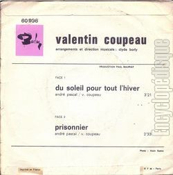 [Pochette de Prisonnier (Valentin COUPEAU) - verso]