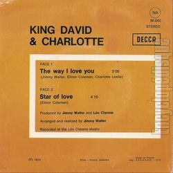 [Pochette de The way I love you (KING DAVID et Charlotte LESLIE) - verso]