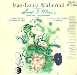 [Pochette de Jean-Louis Walmond chante Louise de Vilmorin (Jean-Louis WALMOND)]