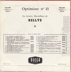 [Pochette de Optimiste n13 - Les histoires marseillaises de Rellys (RELLYS) - verso]