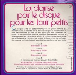 [Pochette de La danse par le disque pour les tout-petits (JEUNESSE) - verso]