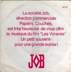 [Pochette de Les Voraces (promo Job) (B.O.F.  Films )]