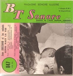 [Pochette de BT Sonore n847 - Jean Rostand et les enfants (DOCUMENT)]