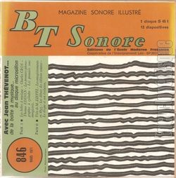 [Pochette de BT Sonore n846 - De la boite  musique au disque microsillon (DOCUMENT)]