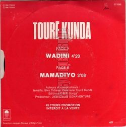 [Pochette de Wadini (TOUR KUNDA) - verso]