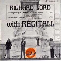 [Pochette de Everybody’s loved a first time (Richard LORD) - verso]