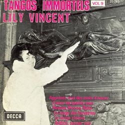 [Pochette de Tangos immortels - volume 9 (Lily VINCENT) - verso]