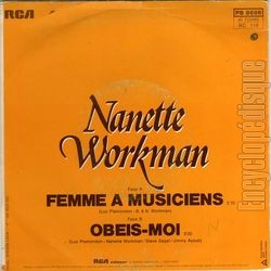 [Pochette de Femme  musiciens (Nanette WORKMAN) - verso]