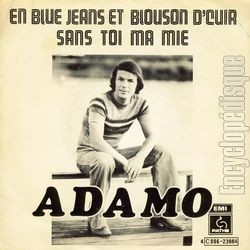 [Pochette de En blue jeans et en blouson d’cuir (Salvatore ADAMO) - verso]