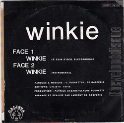 [Pochette de Winkie (WINKIE) - verso]