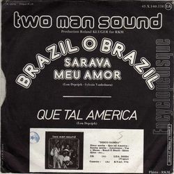 [Pochette de Brazil o Brazil (TWO MAN SOUND) - verso]