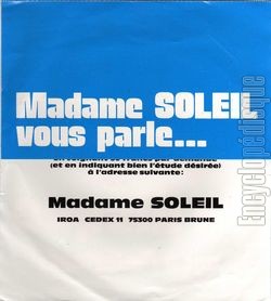 [Pochette de Madame Soleil vous parle (Madame SOLEIL) - verso]