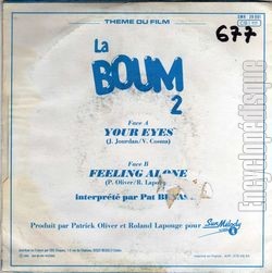 [Pochette de Thme du film "La boum 2" (Paul BENASTA) - verso]