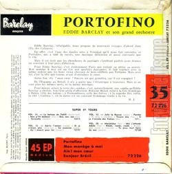 [Pochette de N35 - Portofino (Eddie BARCLAY) - verso]