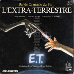 [Pochette de E.T. l’extra-terrestre (B.O.F. « Films ») - verso]