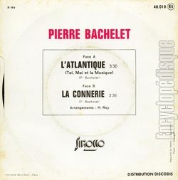 [Pochette de L’Atlantique (Toi, moi et la musique) (Pierre BACHELET) - verso]