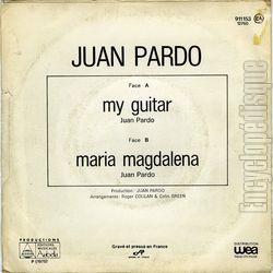 [Pochette de My guitar (Juan PARDO) - verso]