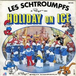 [Pochette de Les Schtroumpfs dans Holiday on ice (JEUNESSE) - verso]